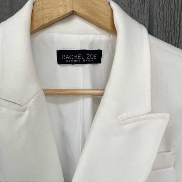 Rachel Zoe Double Breasted White 6 Button Blazer - Picture 6 of 13